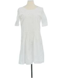 Paul & Joe - Robe courte Robe en coton blanche - Lyst