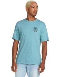 Volcom - T-shirt Camiseta de manga corta Rat Bar - Used Blue - Lyst