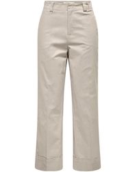 ONLY - Chinots Onlrosalie Hw Crop Chino Cc Pnt 15364055 - Lyst
