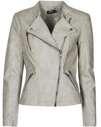 ONLY - Leren Jas Onlava - Lyst