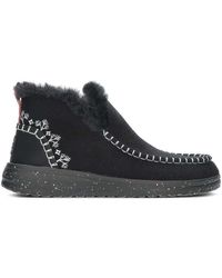HEYDUDE - Chaussures escarpins BOTTES EN FAUSSE SHEARLING DENNY 40208 - Lyst
