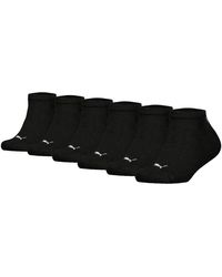 PUMA - Chaussettes unisexe Chaussettes Paquet de 6 Plain Sneaker ECOM 6P - Lyst