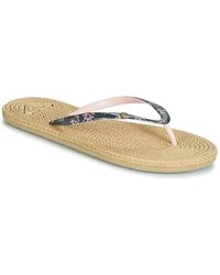 Roxy Teenslippers South Beach Ii J Sndl Dub - Naturel