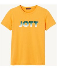J.O.T.T - T-shirt - Tee Shirt Rosas logo 732 - orange - Lyst