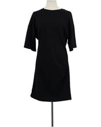 IRO - Robe courte Robe en coton noire - Lyst