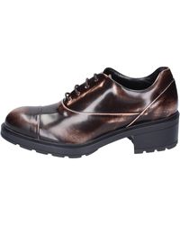 Hogan Leer Klassieke Schoenen Bk704 in het Blauw - Bespaar 5% - Lyst