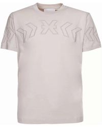 John Richmond - T-shirt t-shirt flèches grises - Lyst