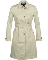 G-Star RAW Trenchcoat Minor Long Slim Trench - Groen