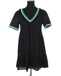 Ba&sh - Robe courte Robe en coton noire - Lyst