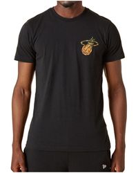 KTZ - T-shirt Miami Heat NBA Team Colour Water Pri - Lyst