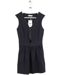 Ba&sh - Robe courte Robe en coton noire - Lyst