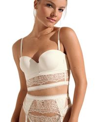 Lisca - Corbeilles & balconnets Soutien-gorge bustier balconnet préformé Daydream mariage - Lyst