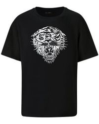 Ed Hardy - T-shirt Tiger-glow t-shirt black - Lyst