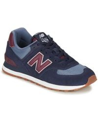 new balance m574 blauw