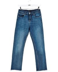 Maje - Jeans Jean slim en coton bleu - Lyst