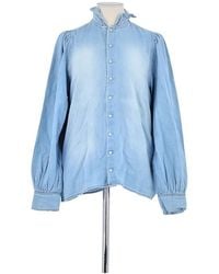 Ba&sh - Blouses Chemise en coton bleue - Lyst