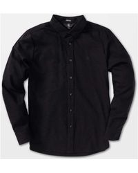 Volcom - Chemise Camisa Oxford Stretch L/S New Black - Lyst