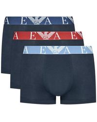 EA7 - Boxers Pack De 3 - Lyst