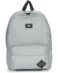vans grey and black backpack