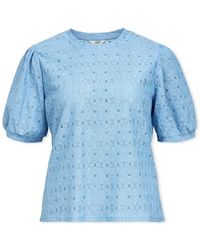 Object - Blouses Noos Top Laila - Cornflower Blue - Lyst