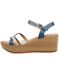 Limma - Sandales Compensées Brillante - Lyst