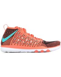 Nike Train Ultrafast Flyknit 843694-863 Baskets - Orange