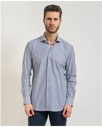 SETTE/MEZZO - Chemise Chemise Settemezzo à fines rayures - Lyst