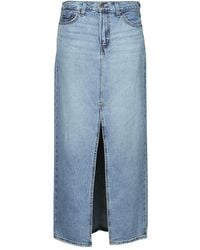 Levi's - Lange Rokken Ankle Column Skirt - Lyst
