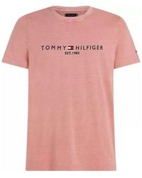 Tommy Hilfiger - T-shirt MW0MW35186-TJ5 TEABERRY BLOSSOM - Lyst