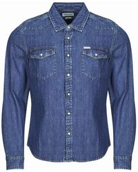 Guess - Camicia A Maniche Lunghe Gj Slim Ls Denim - Lyst