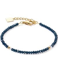 COEUR DE LION - Bracelets Bracelet Little Twinkle doré et bleu foncé - Lyst