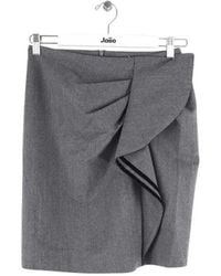 Tara Jarmon - Jupes Jupe en laine grise - Lyst