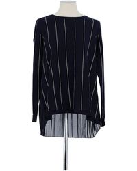 Sandro - Pull Pull en coton marine - Lyst