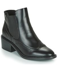 Chattawak Modesto Low Ankle Boots - Black
