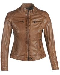 Oakwood Leren Jas Lina - Bruin