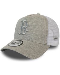 KTZ - Casquette BOSTON RED SOX A FRAME TRUCKER hommes Casquette en Gris - Lyst