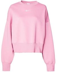 Nike - Sweat-shirt W nsw phnx flc oos crew - Lyst
