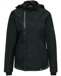 Hummel - Parka Veste hmlNORTH SHELL JACKET WOMAN imperméable noire - Lyst