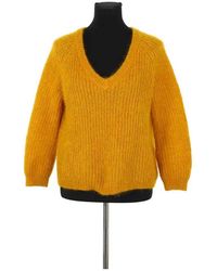 Des Petits Hauts - Pull Pull en laine jaune - Lyst