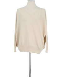 Ba&sh - Pull Pull en coton beige - Lyst