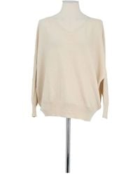 Ba&sh - Pull Pull en coton beige - Lyst