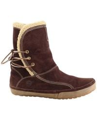 Timberland - Boots Boots en daim marron - Lyst