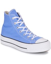 Converse - Baskets montantes Chuck Taylor All Star Lift Canvas Seasonal Color - Lyst