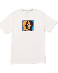 Volcom - T-shirt Camiseta Whelmed - White - Lyst