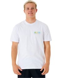 Rip Curl - Polo SURF REVIVAL DECAL TEE - Lyst
