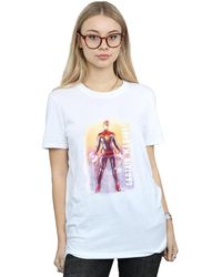 Marvel - T-shirt Captain Watercolour - Lyst