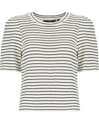 Vero Moda - T-Shirt Korte Mouw Vmohia 2/4 O-Neck - Lyst