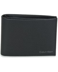 Calvin Klein Portemonnee Micro Bifold W/coin Wallets in het Zwart Dames Accessoires voor voor heren Portemonnees en kaarthouders voor heren 
