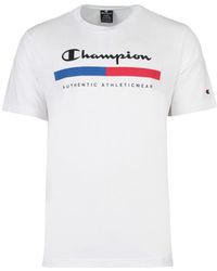 Champion - Polo Crewneck T-Shirt bloq - Lyst