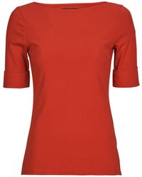 Ralph Lauren - T-Shirts A Maniche Lunghe Judy-Elbow Sleeve-Knit - Lyst